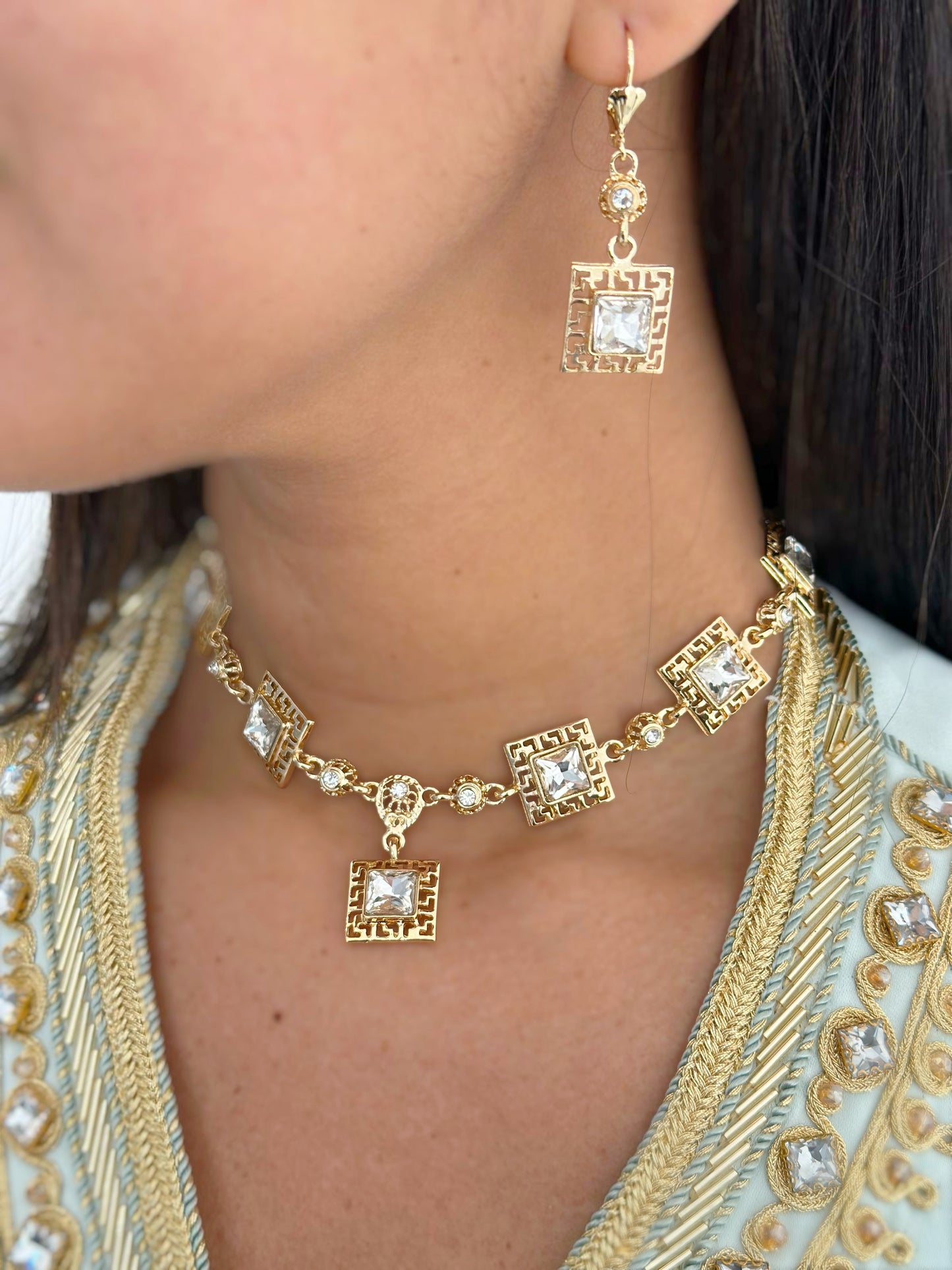 Parure Rym rose