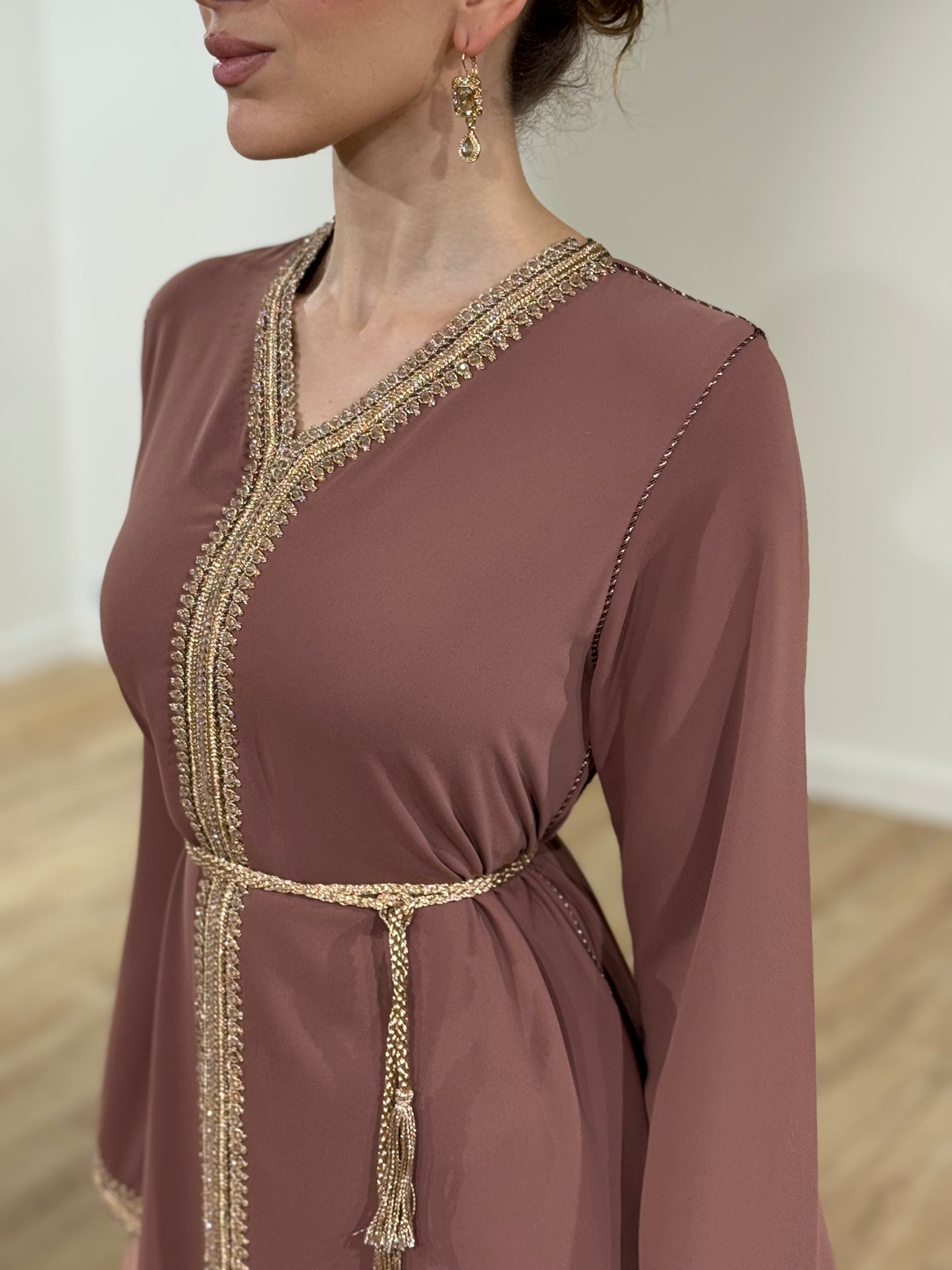 CAFTAN MYRA CHOCOLAT