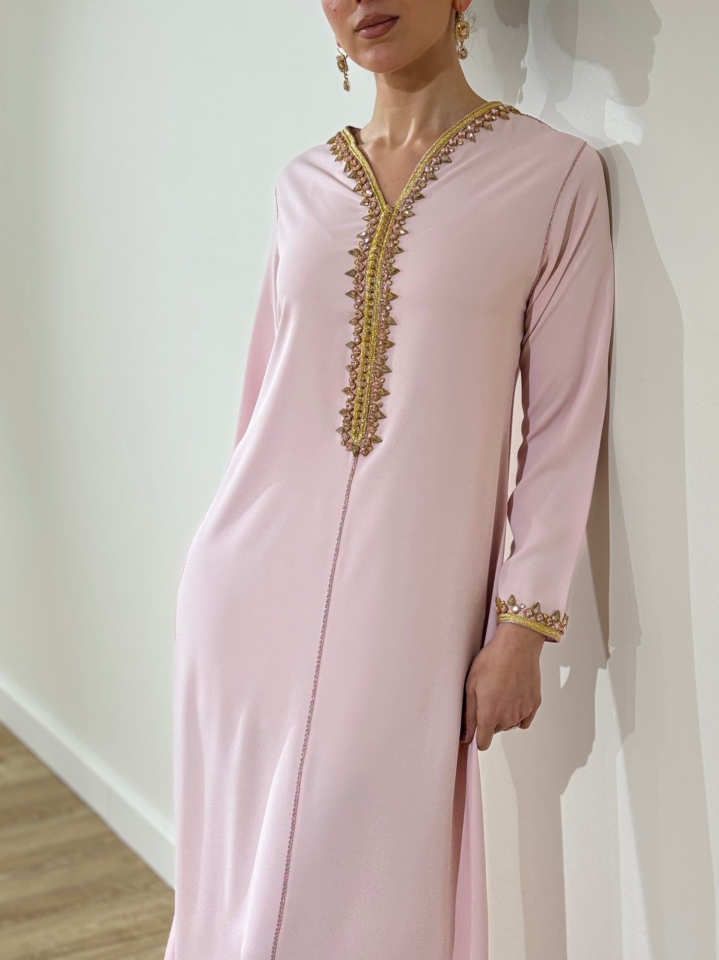 GANDOURA AMAN ROSE CLAIR