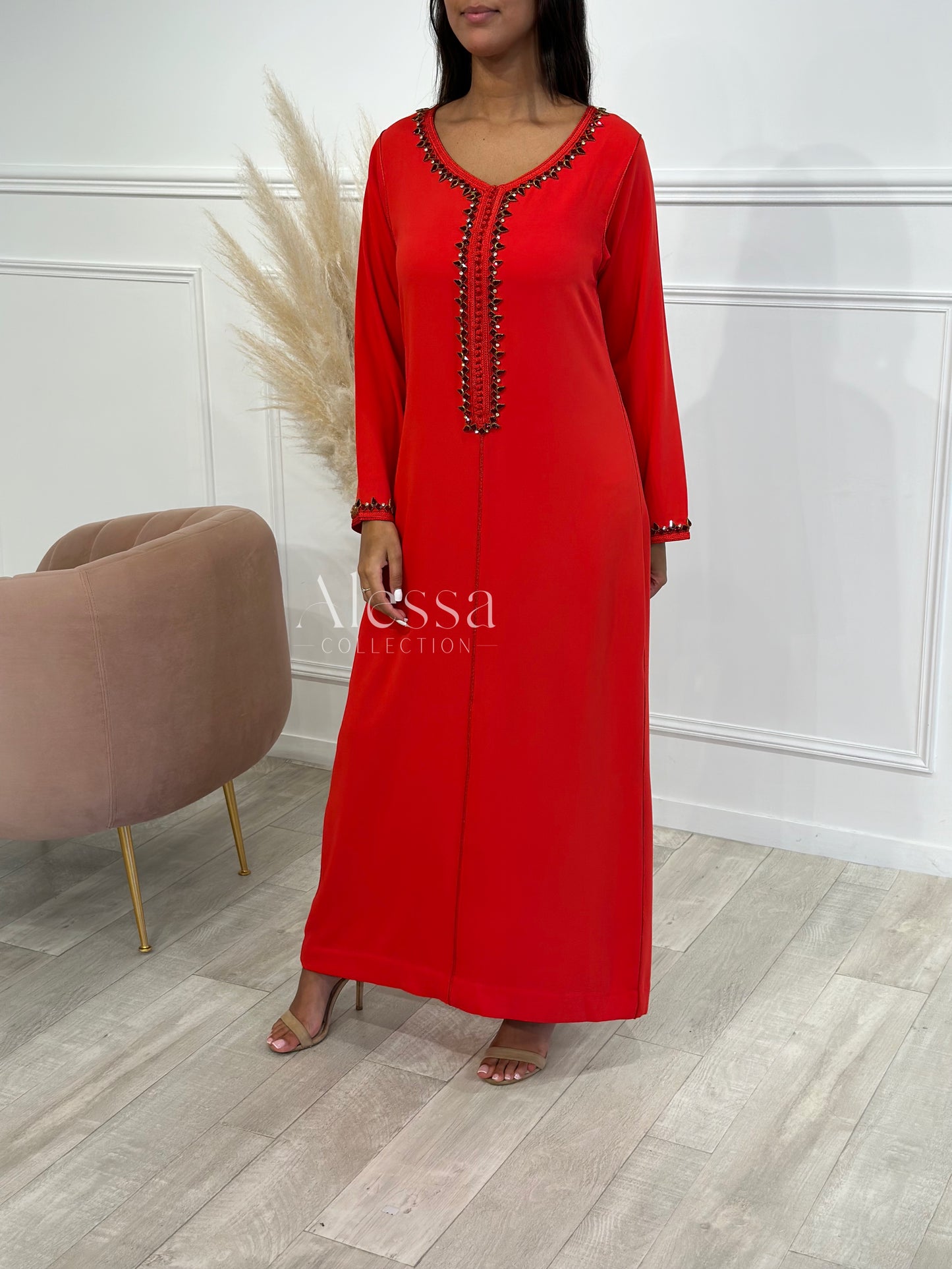 ABAYA BARAH COQUELICOT