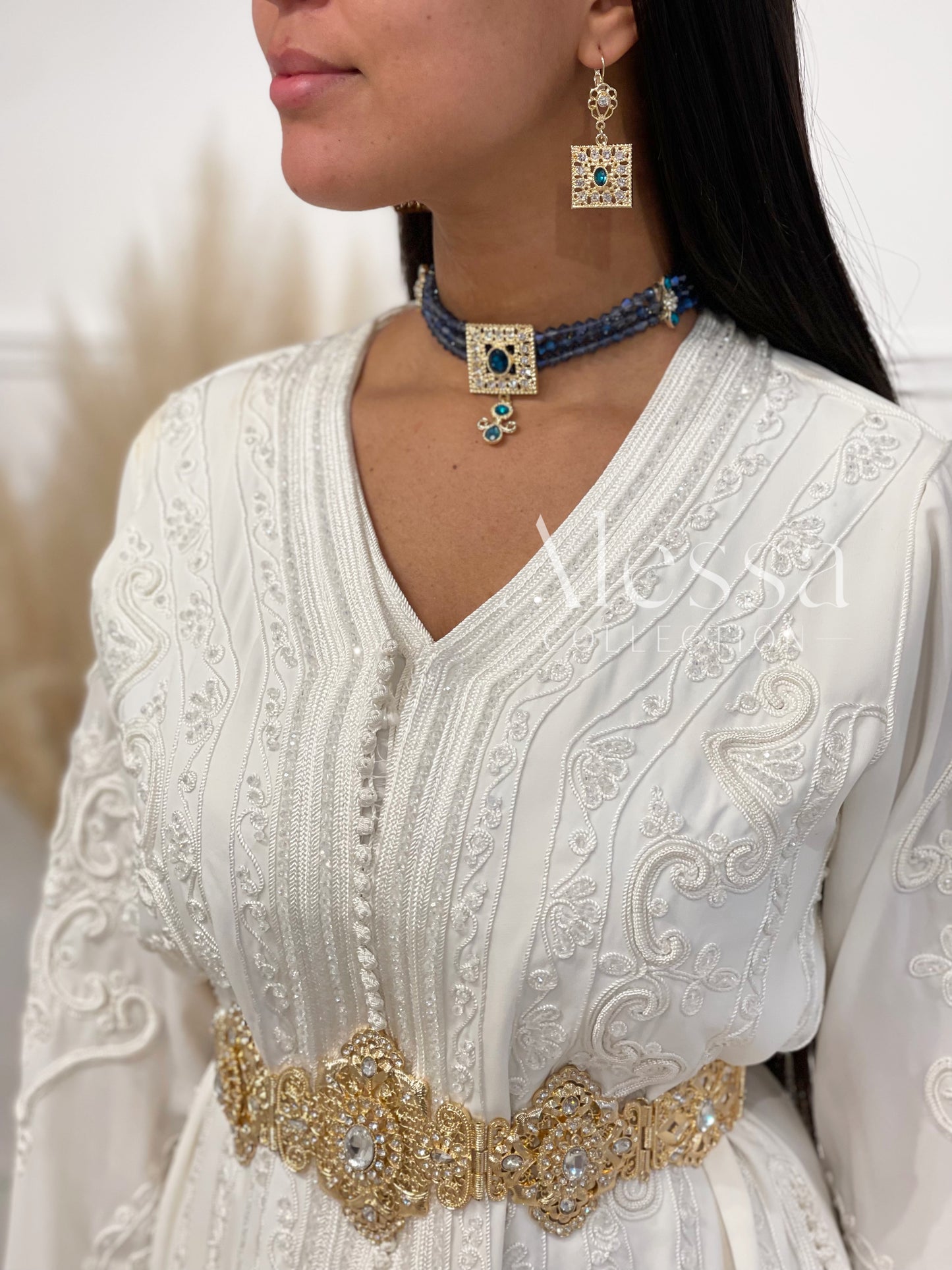 Parure Mina Bleu Canard