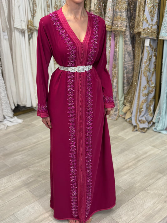 CAFTAN SAFAA POURPRE