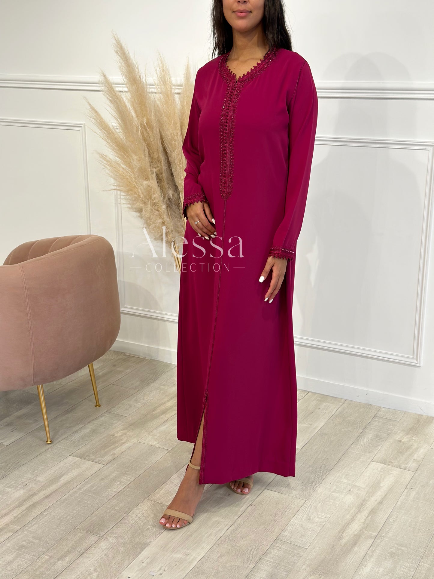 ABAYA HANNA POURPRE