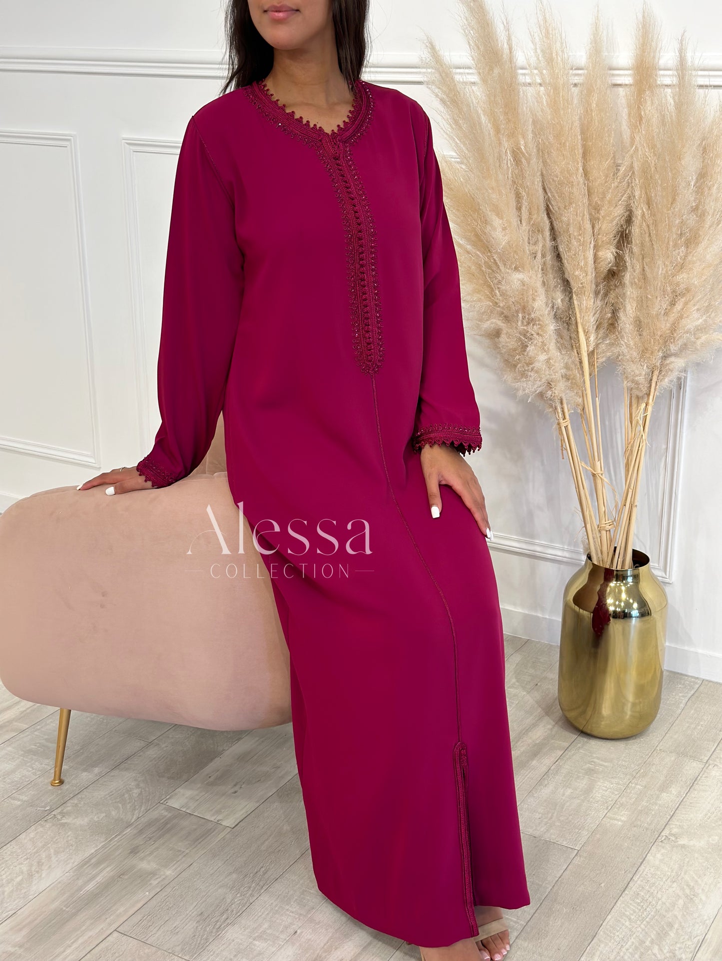 ABAYA HANNA POURPRE