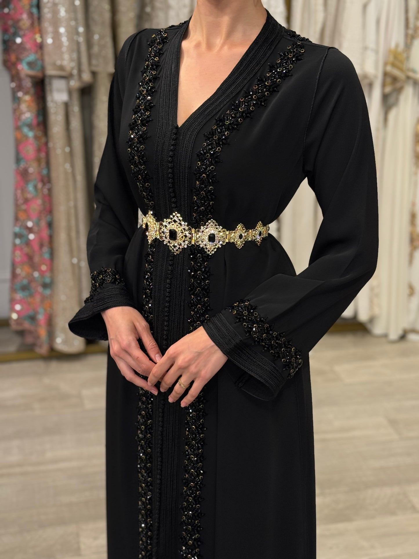 CAFTAN SAFAA NOIR