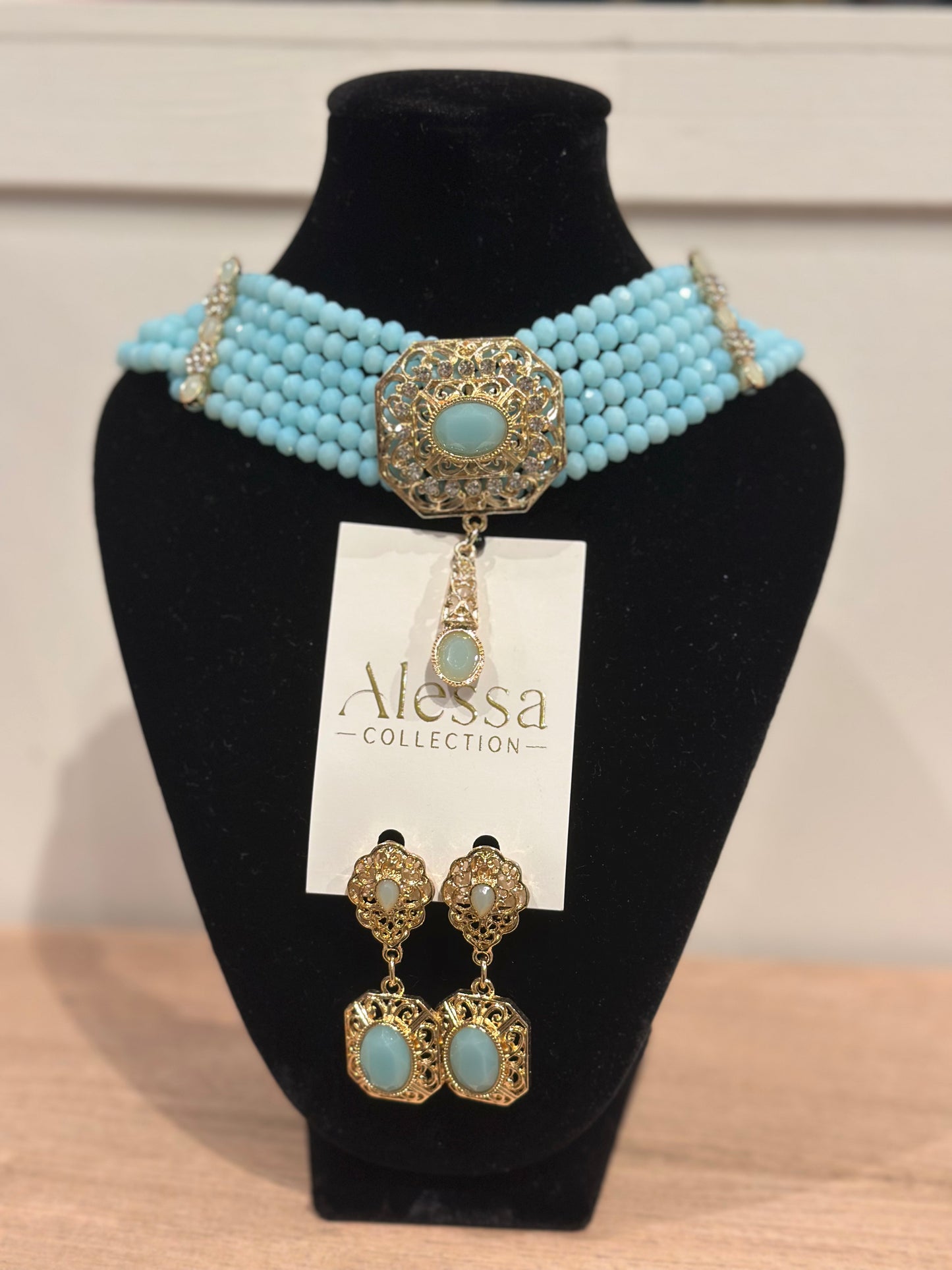 Parure Royal bleu ciel