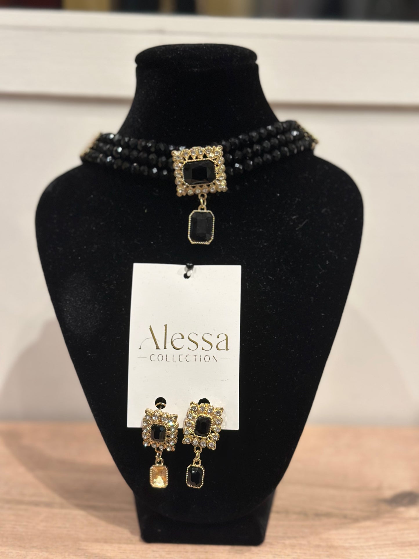 Parure Maya noir