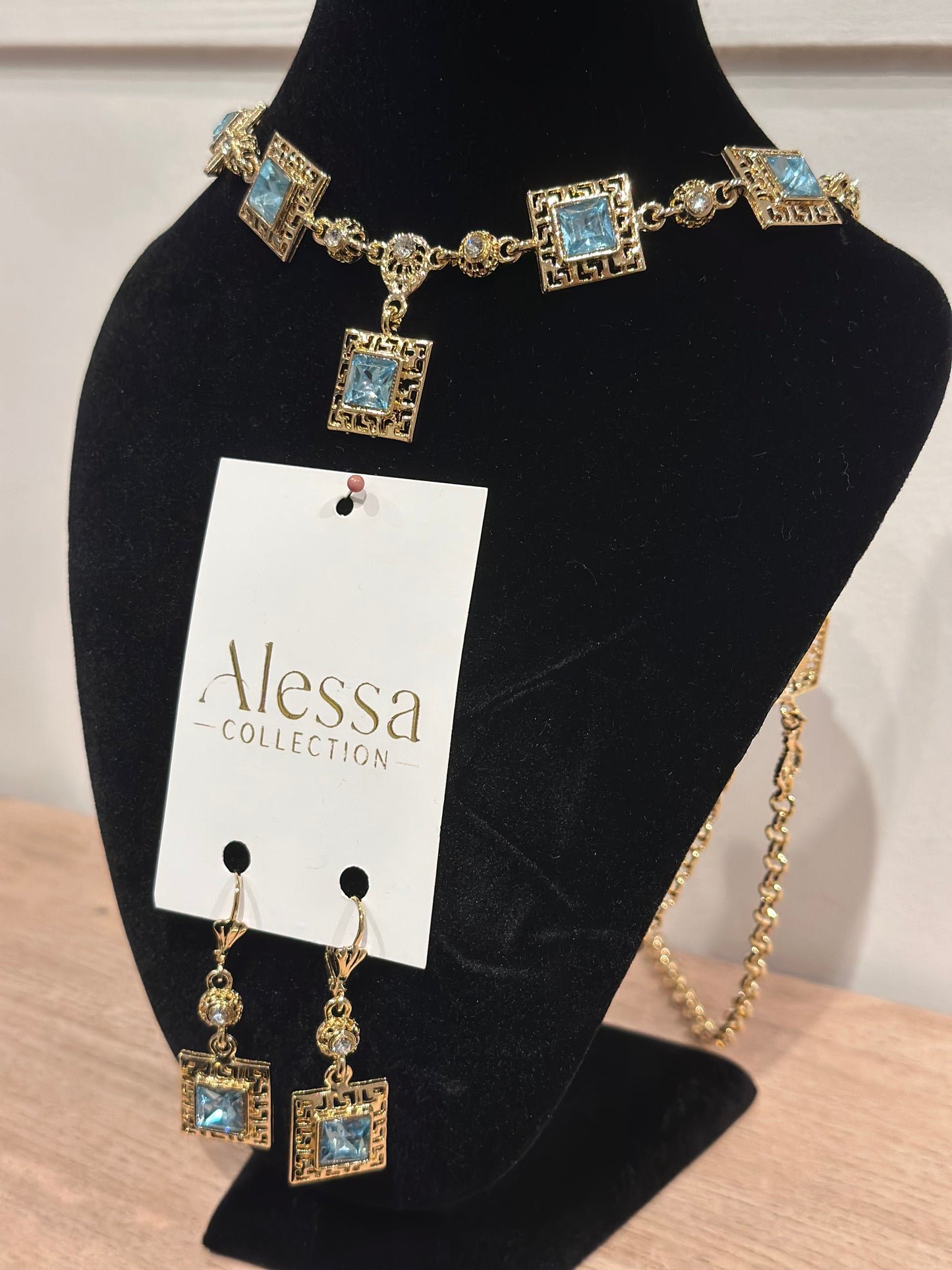 Parure Rym bleu ciel