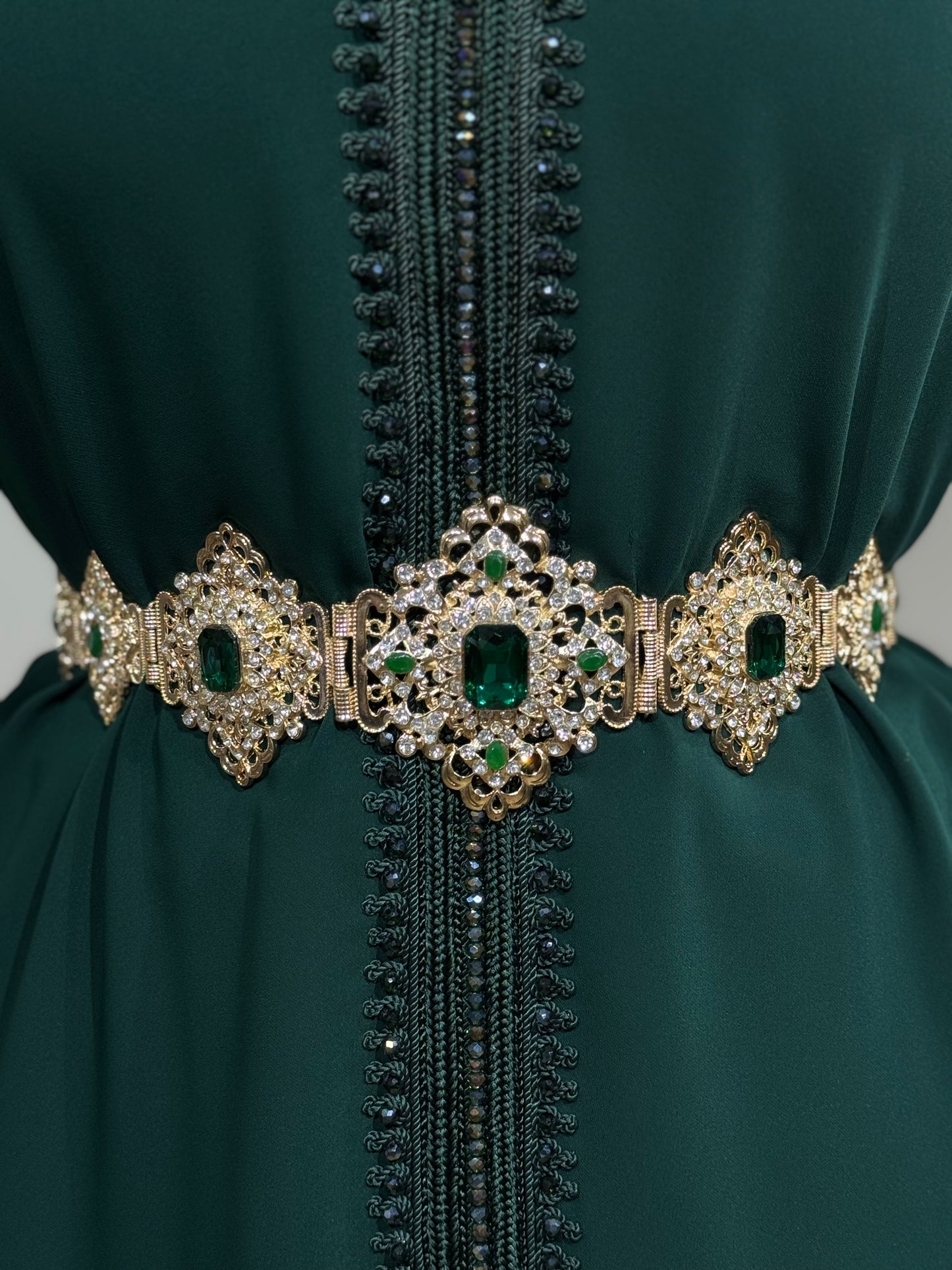 Ceinture Beldi vert emeraude