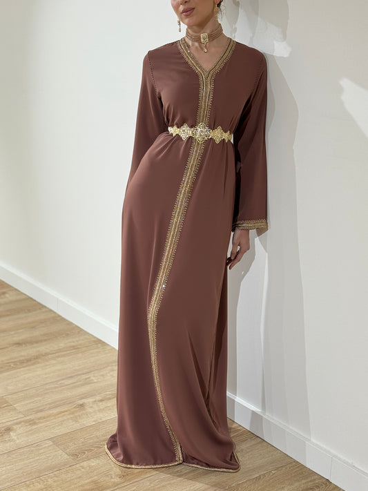 CAFTAN MYRA CHOCOLAT