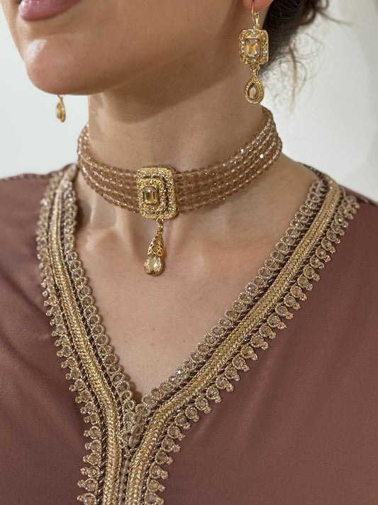 Parure Ley champagne