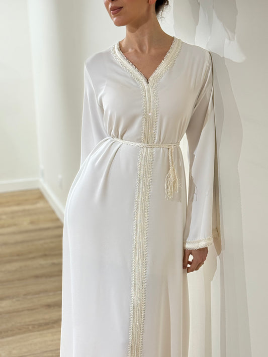 CAFTAN MYRA IVOIRE