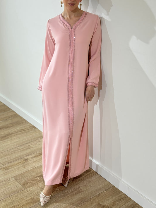 GANDOURA AÏNA ROSE CLAIR