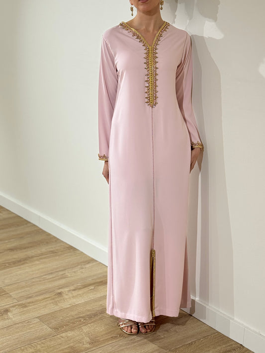 GANDOURA AMAN ROSE CLAIR