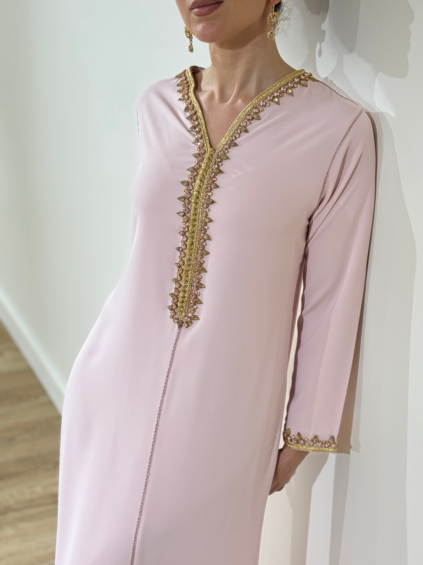GANDOURA AMAN ROSE CLAIR