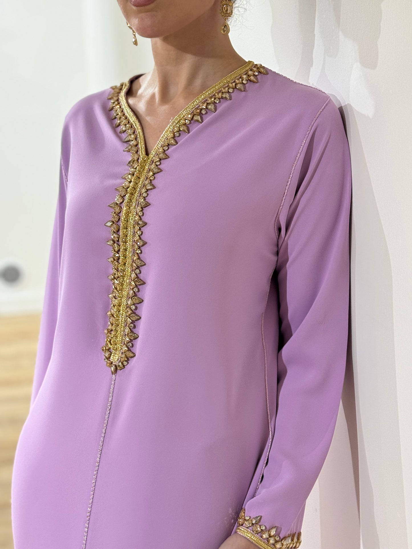 GANDOURA AMAN LILAS