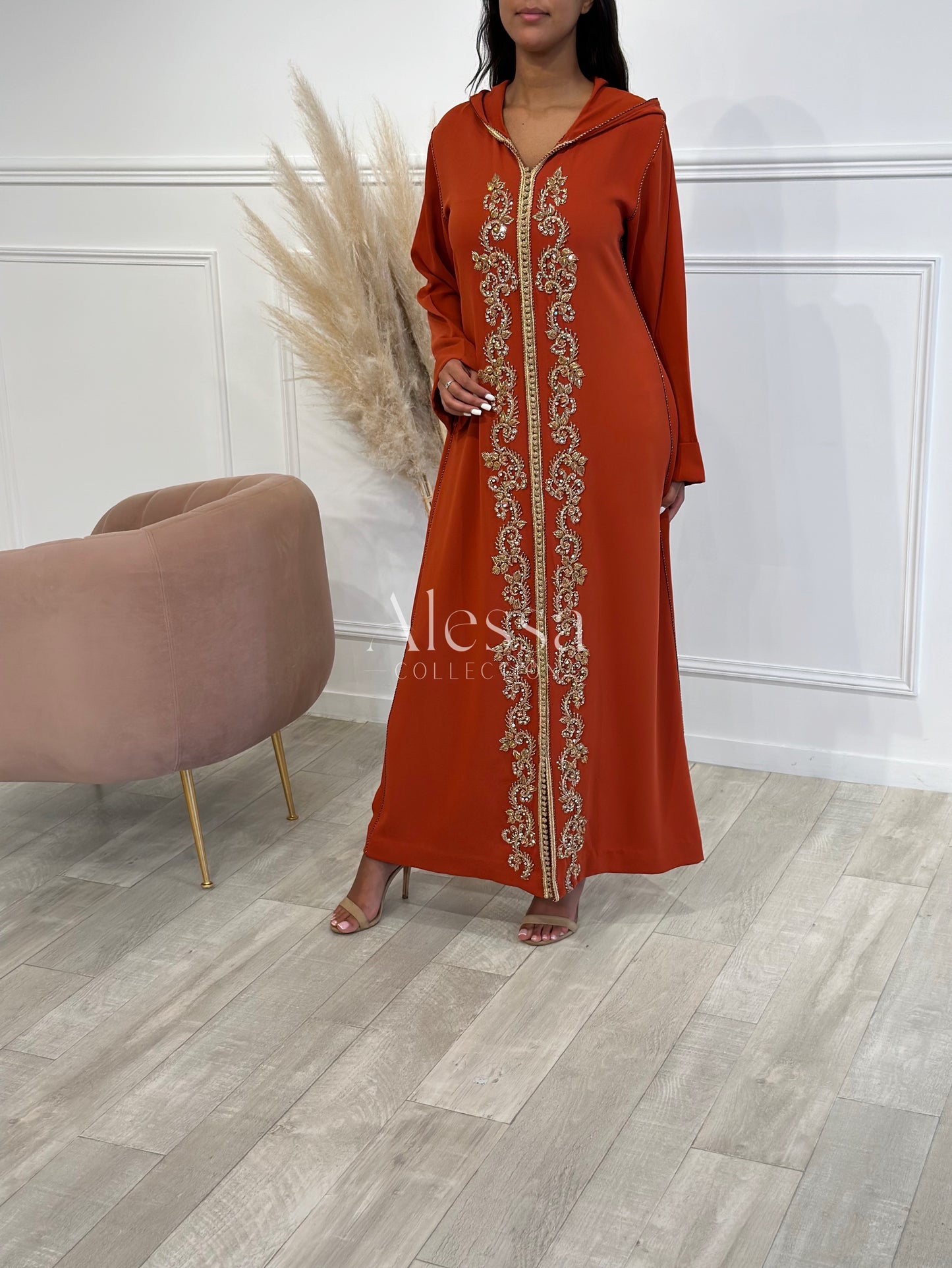 JELLABA AMBRINE TERRA-COTTA