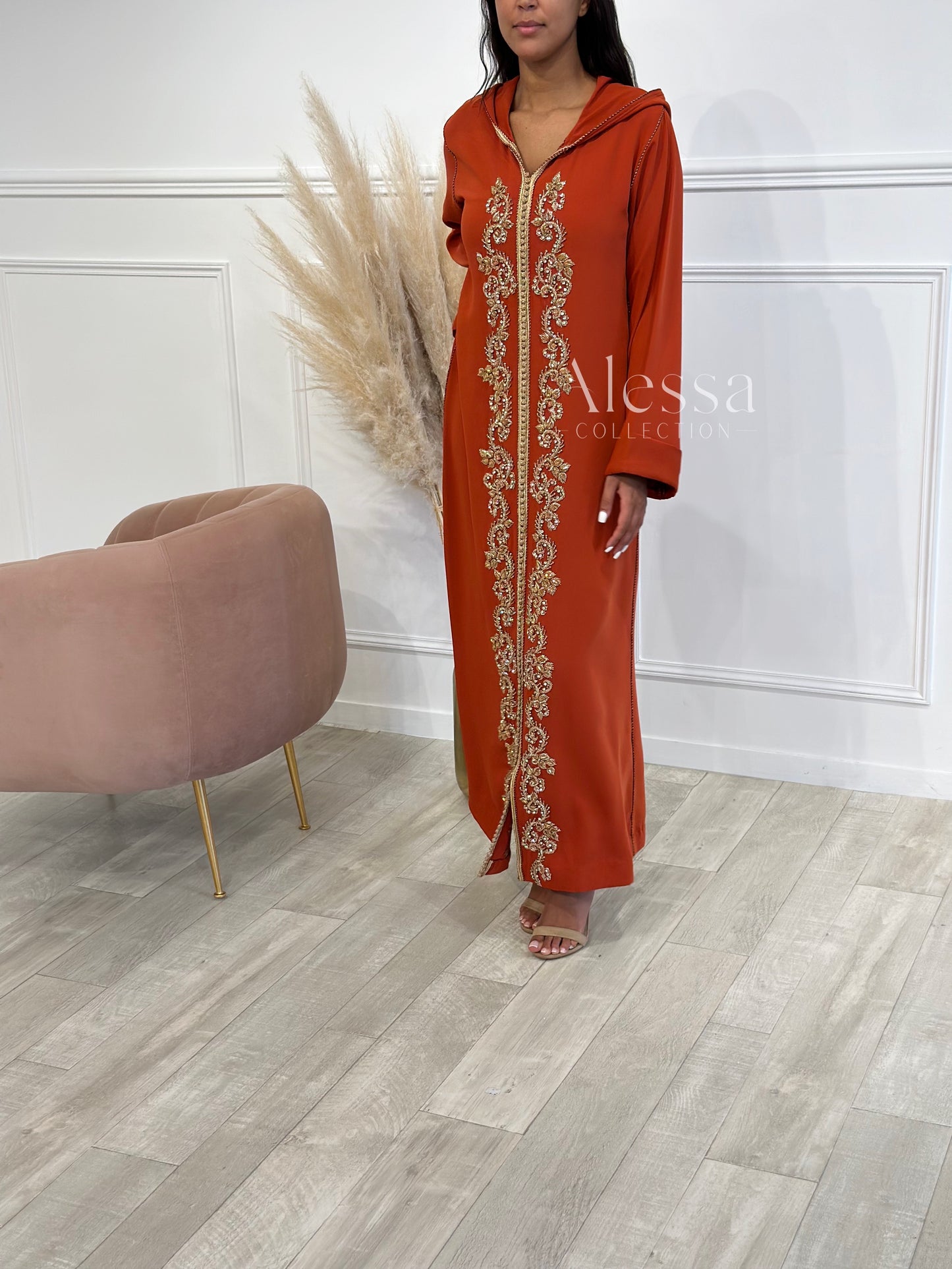 JELLABA AMBRINE TERRA-COTTA