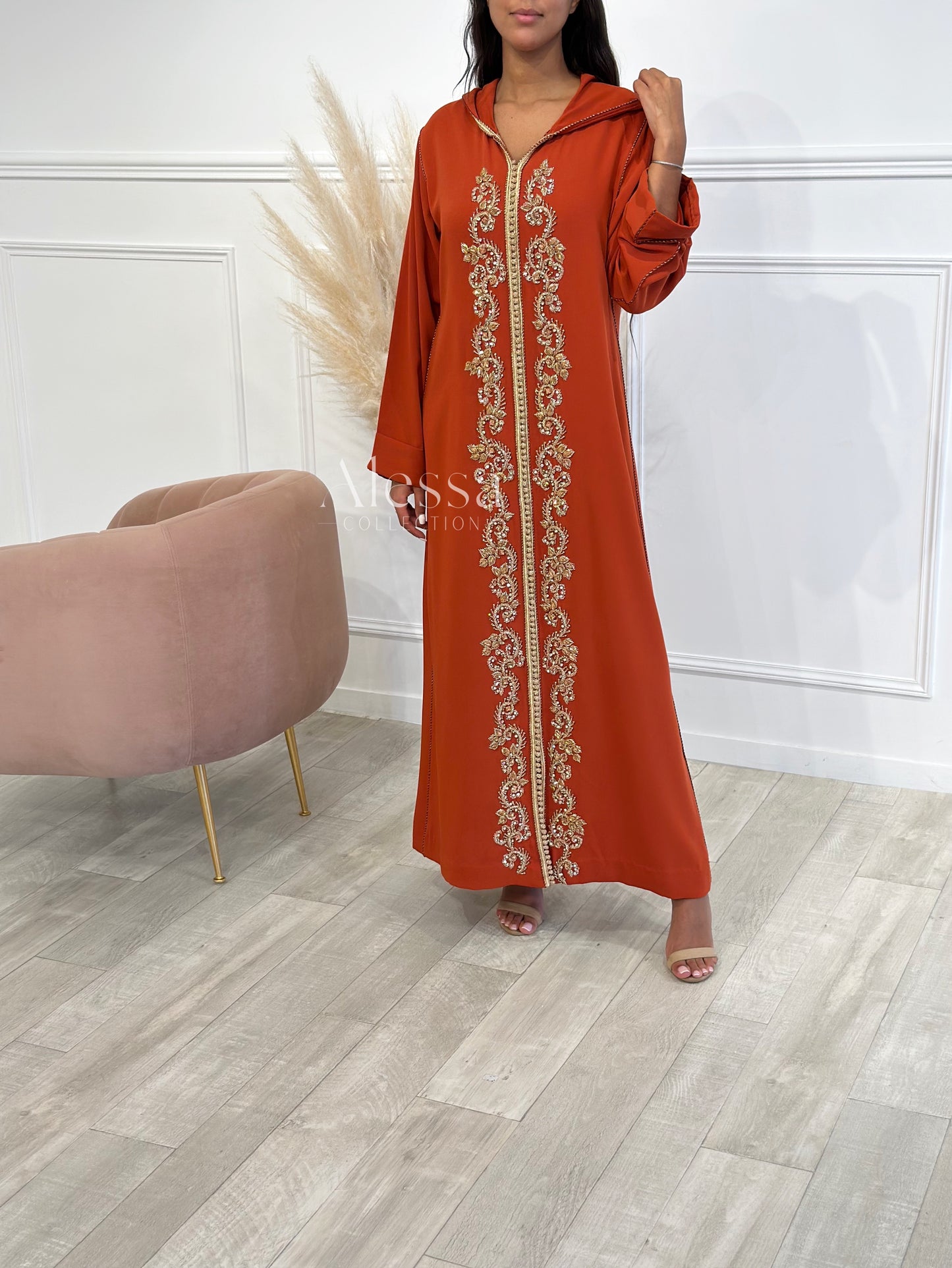 JELLABA AMBRINE TERRA-COTTA