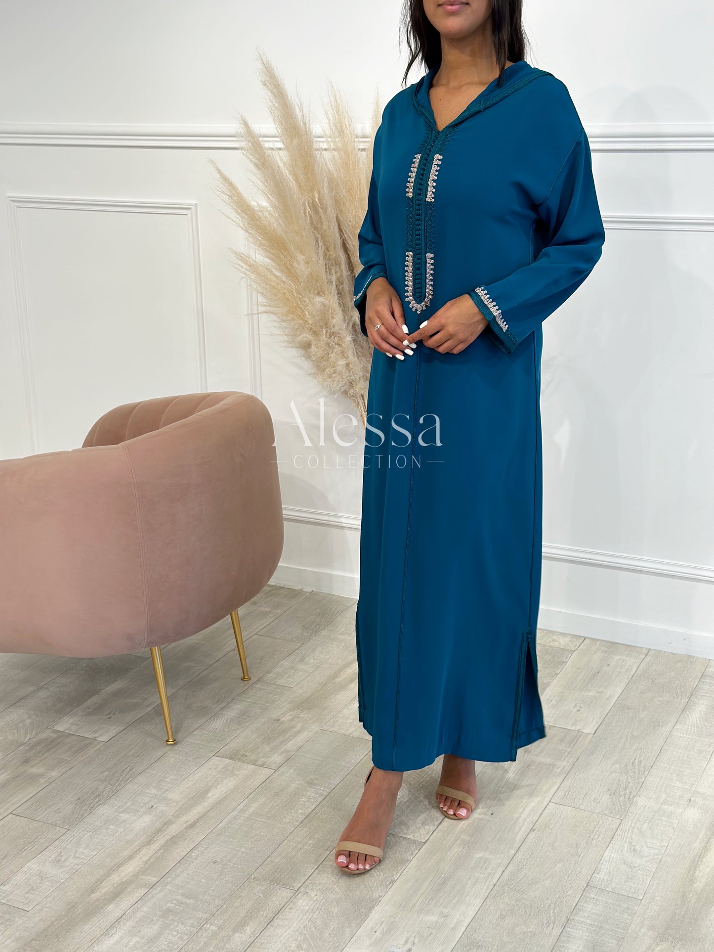 JELLABA JADE VERT PAON