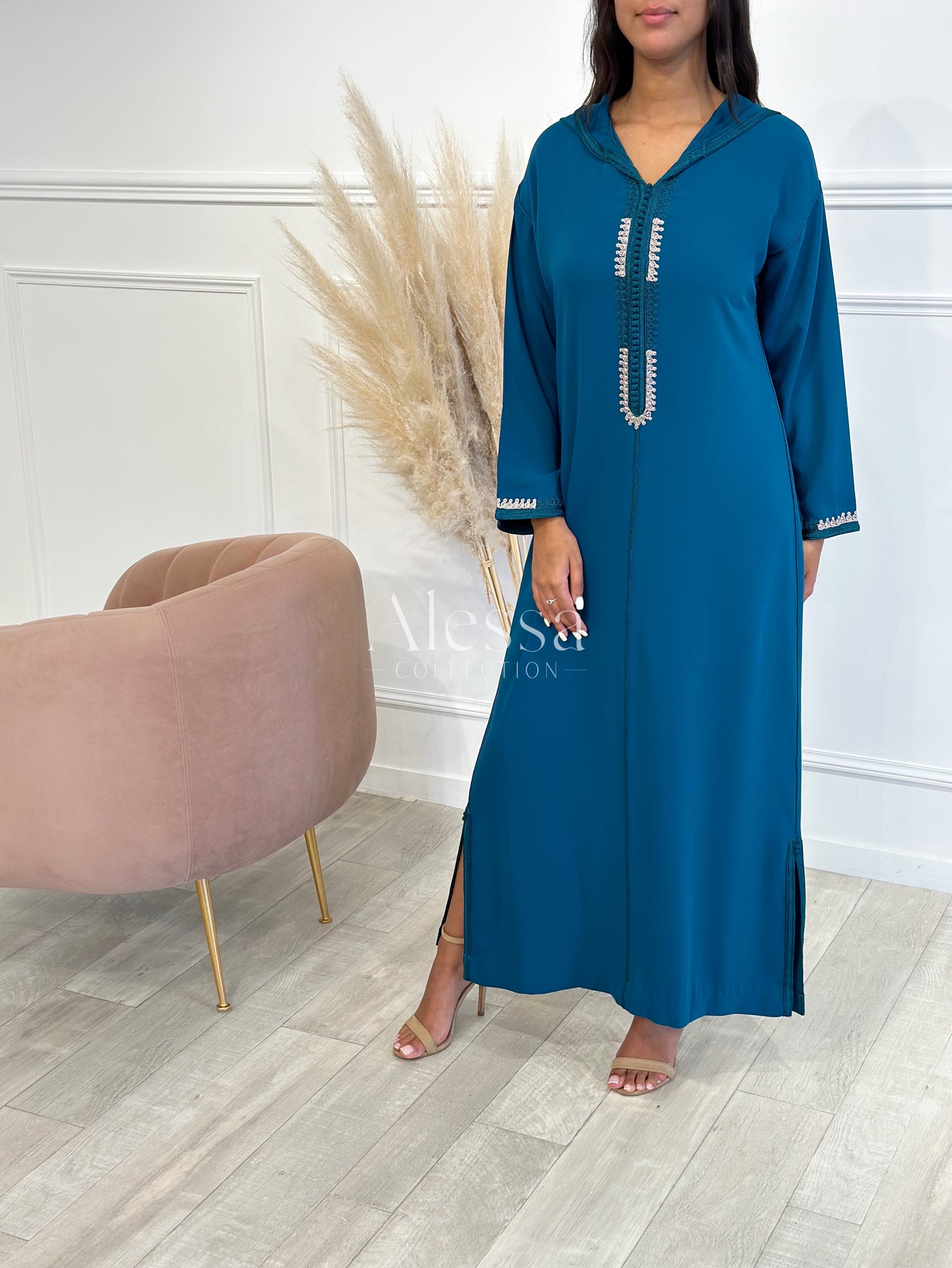 JELLABA JADE VERT PAON