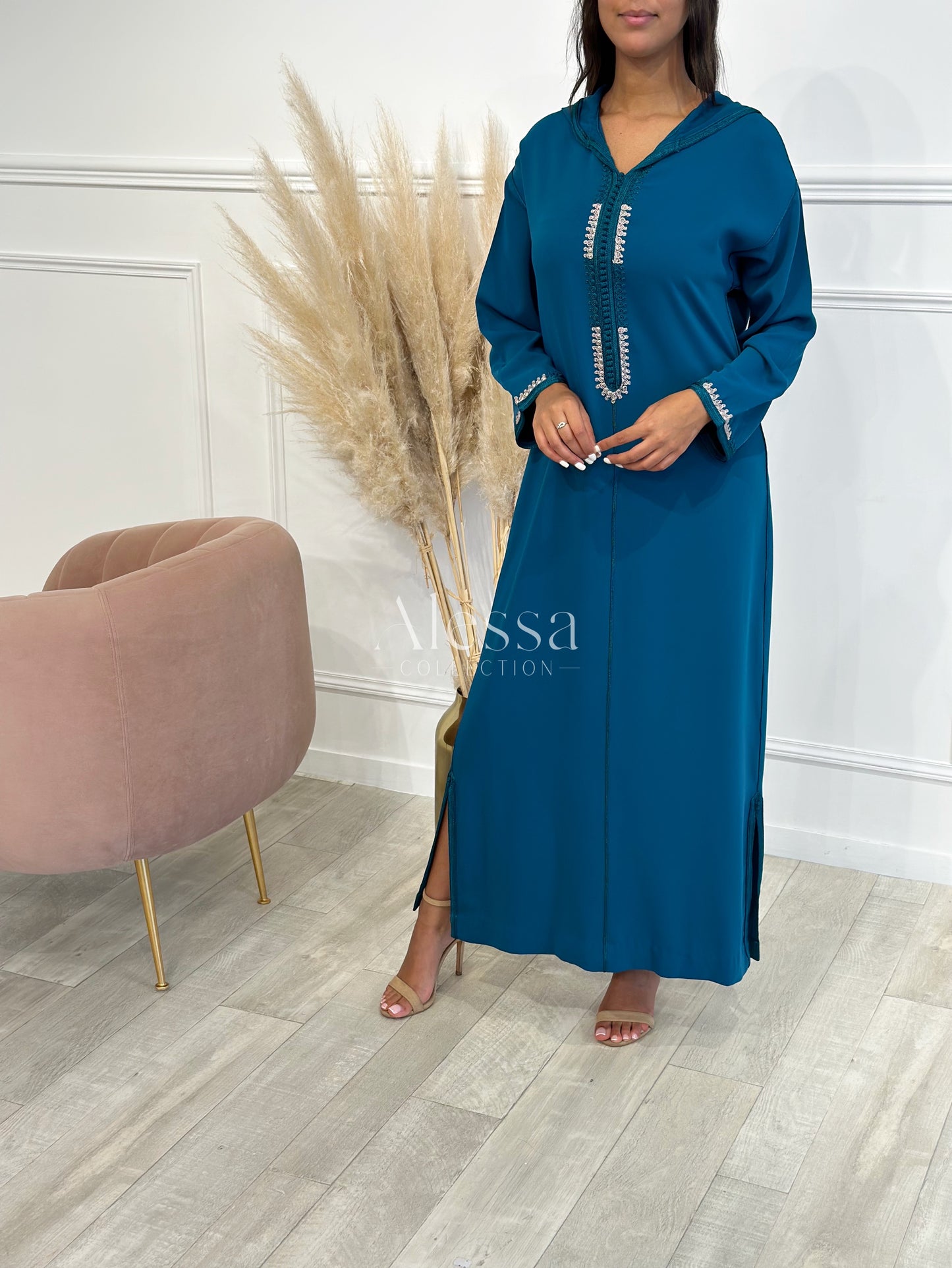 JELLABA JADE VERT PAON