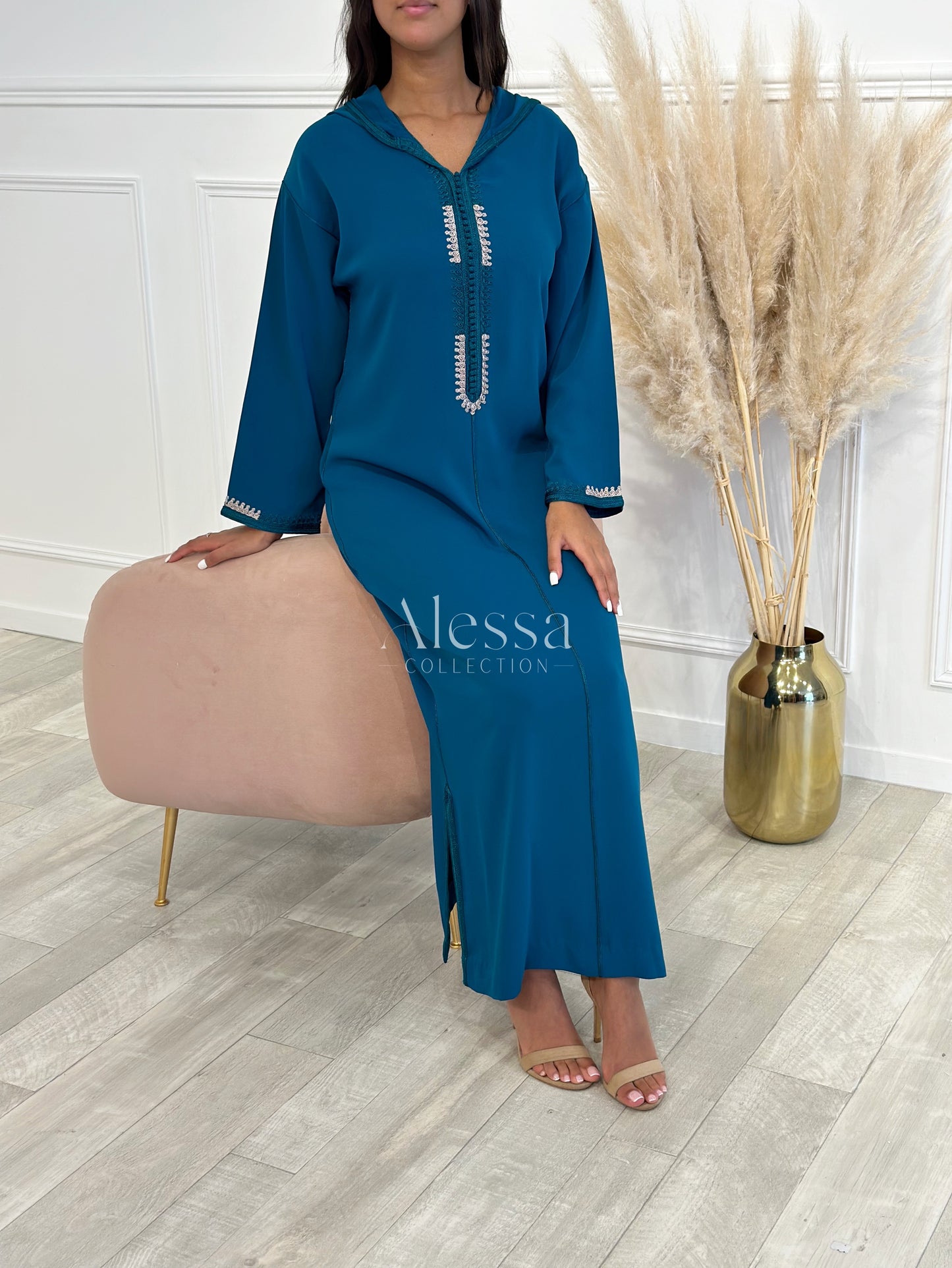 JELLABA JADE VERT PAON