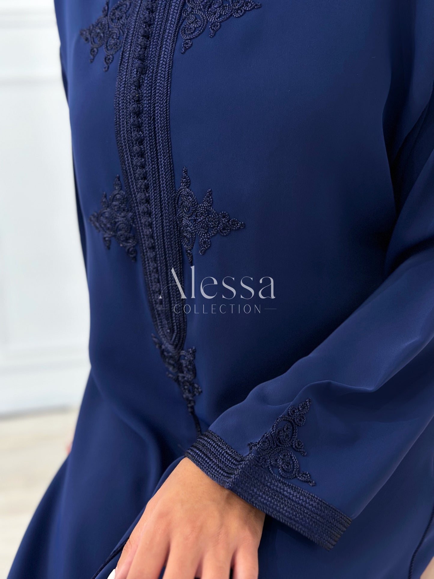 JELLABA SIRINE BLEU NUIT