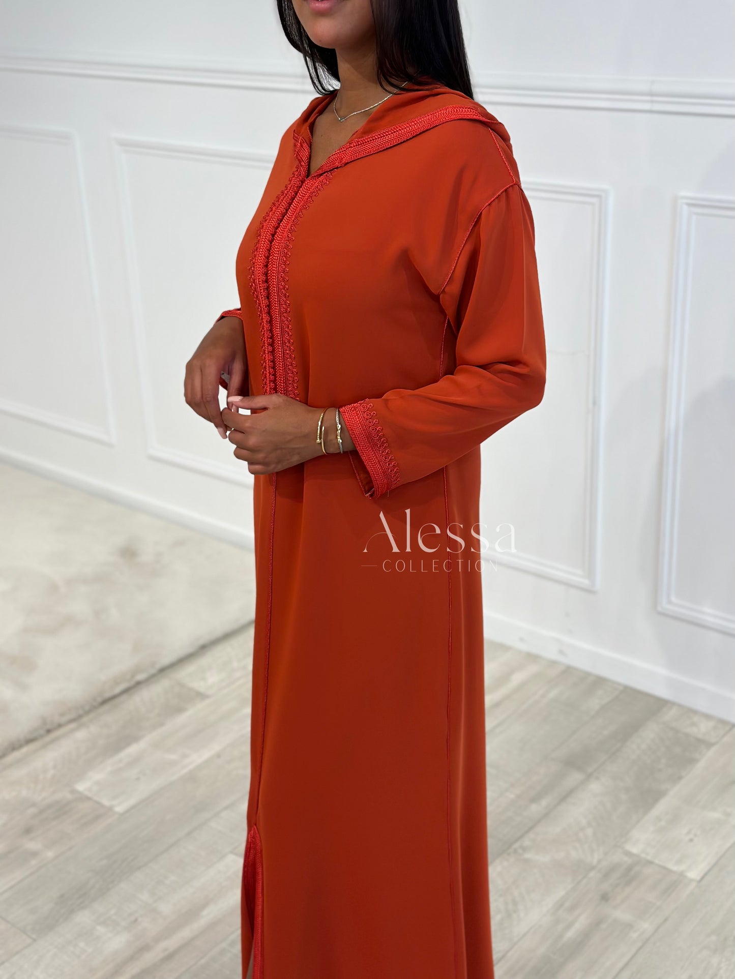 JELLABA HAALA TERRACOTTA