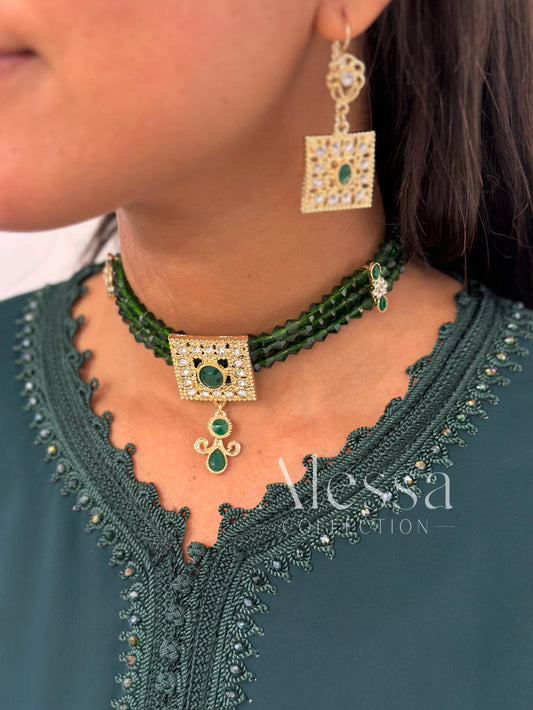 Parure Mina Verte