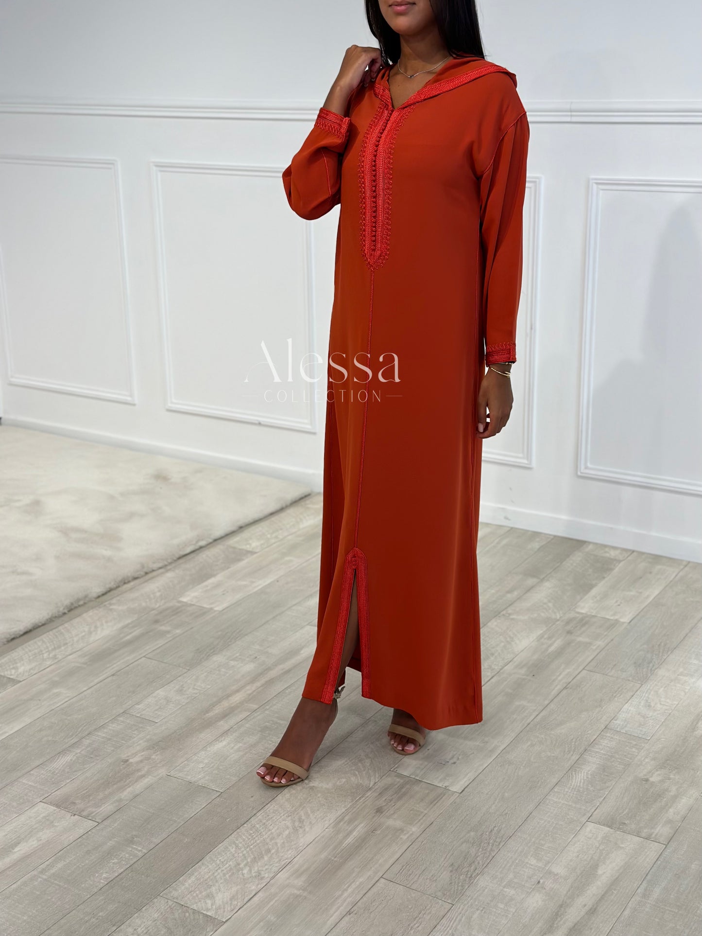 JELLABA HAALA TERRACOTTA