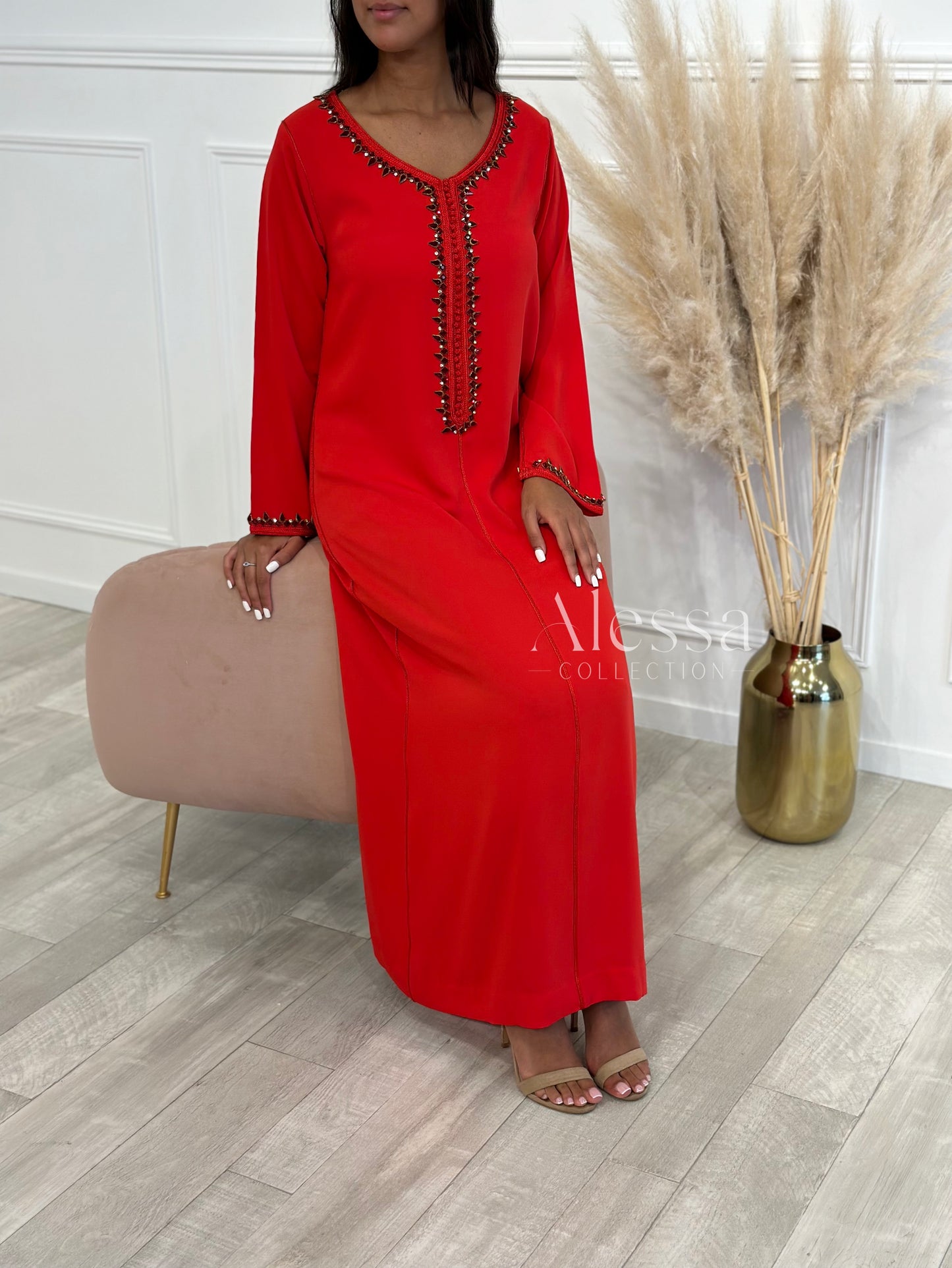 ABAYA BARAH COQUELICOT