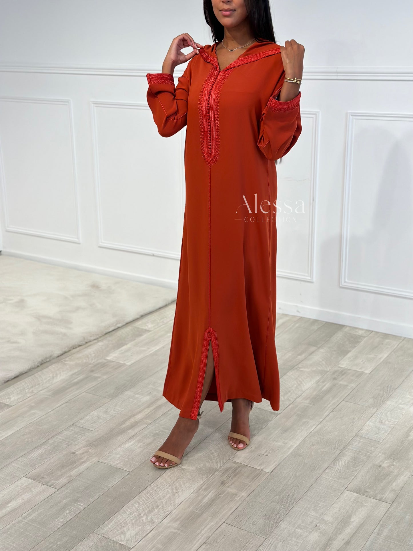 JELLABA HAALA TERRACOTTA