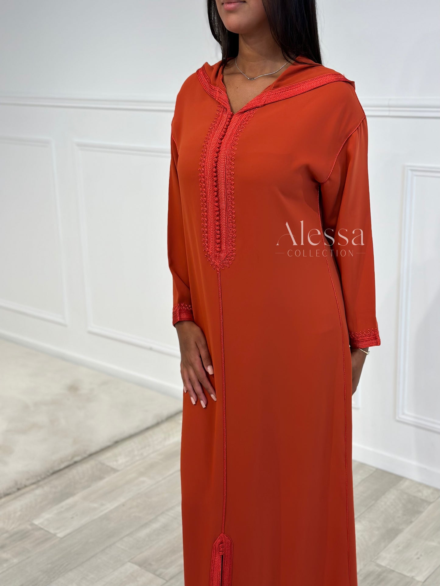 JELLABA HAALA TERRACOTTA